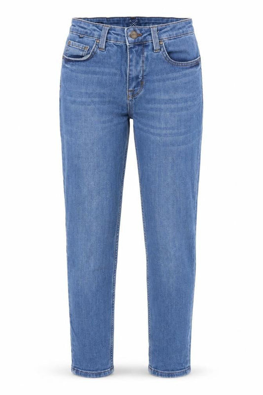 Crew Clothing Company Women’s Blue Skinny Jeans UK 8S Stretch Denim