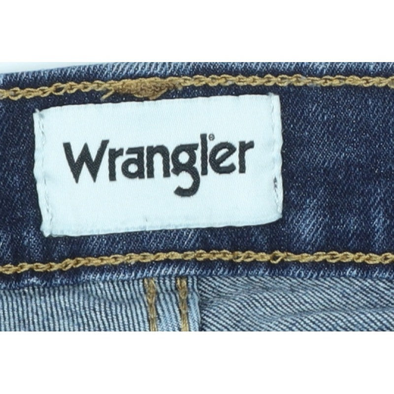 Wrangler Men’s Blue W34 L32 Regular Fit Straight Denim Jeans