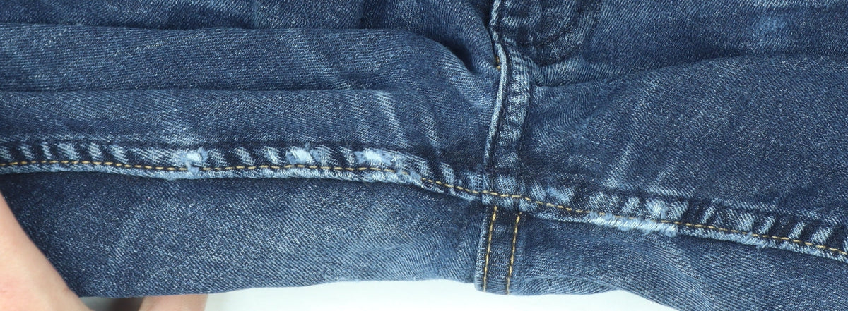 Wrangler Men’s Blue W34 L32 Regular Fit Straight Denim Jeans