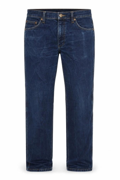 Wrangler Men’s Blue W34 L32 Regular Fit Straight Denim Jeans