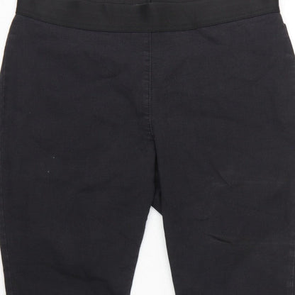 Marks & Spencer Women Black UK 18 Short High Rise Slim Jeggings