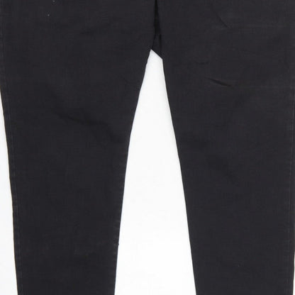 Marks & Spencer Women Black UK 18 Short High Rise Slim Jeggings