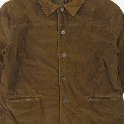 Cotton Traders Men's Brown XL Corduroy Lined Basic Jacket