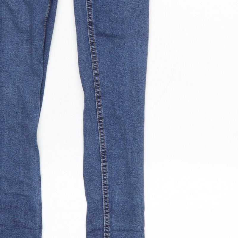 New Look Emilee Women’s Blue UK 12 Skinny Stretch Denim Jeggings
