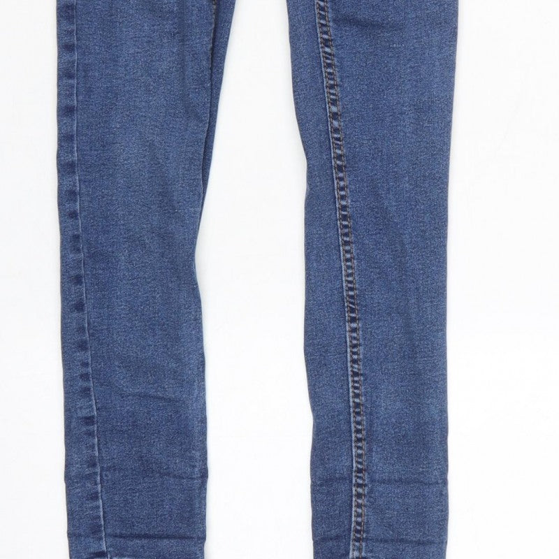 New Look Emilee Women’s Blue UK 12 Skinny Stretch Denim Jeggings