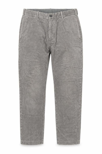 Uniqlo Men's Grey Corduroy Chino Trousers M 30in Regular Tapered
