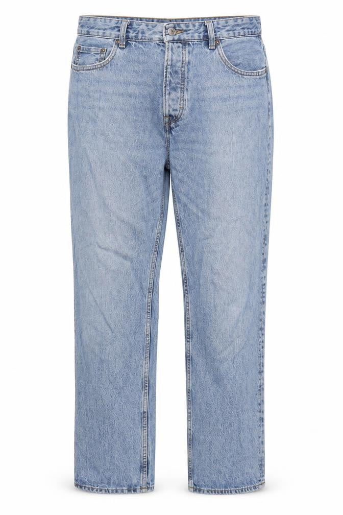 Zara Women’s Blue UK 16 High Rise Straight 5 Pocket Jeans