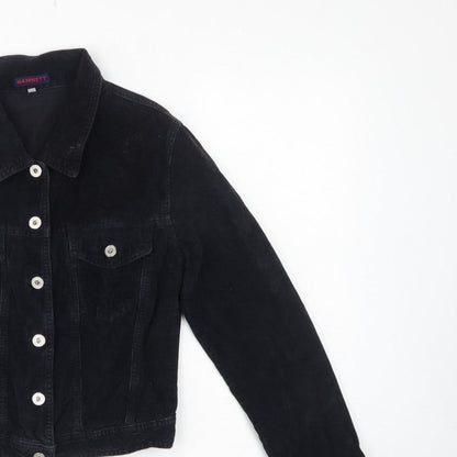 Hamnett Women’s Black S Corduroy Button-Up Basic Jacket
