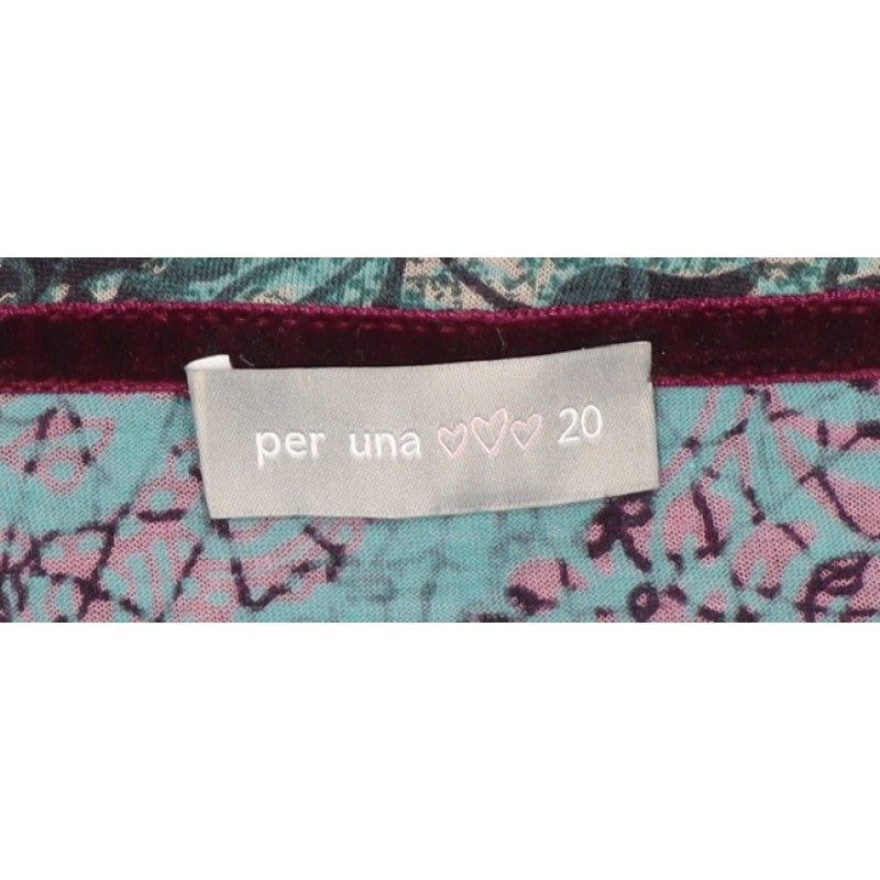 Per Una Women’s Multicoloured Paisley Wrap Blouse Size 20