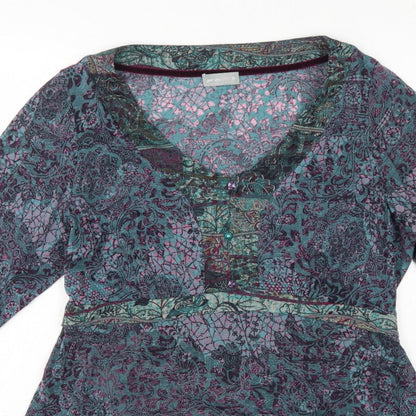 Per Una Women’s Multicoloured Paisley Wrap Blouse Size 20