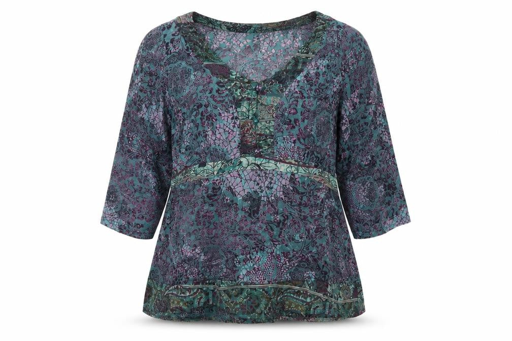 Per Una Women’s Multicoloured Paisley Wrap Blouse Size 20
