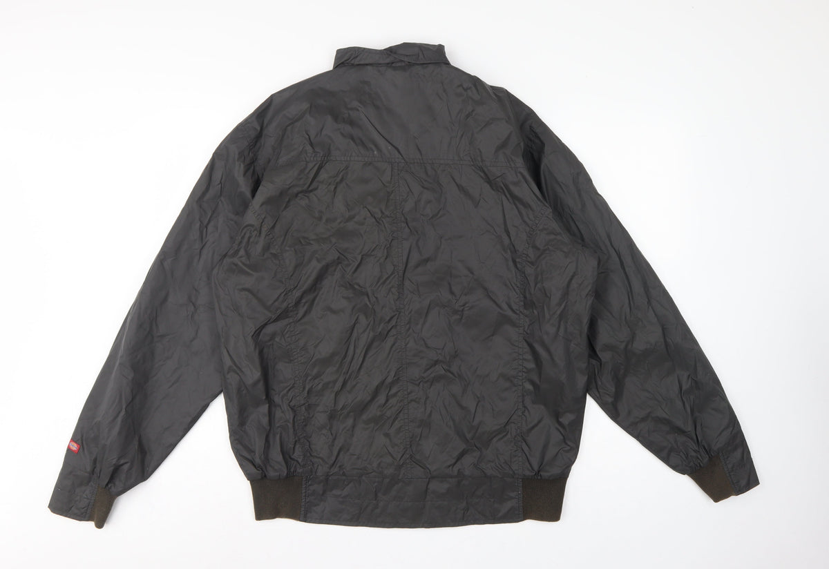 Dickies Men’s Black M Bomber Jacket Full Zip Workwear