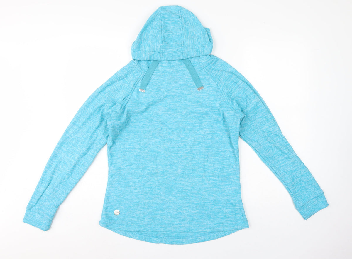 Regatta Womens Blue UK 14 Hooded Pullover Fleece Hoodie