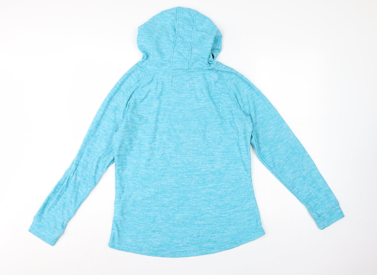 Regatta Womens Blue UK 14 Hooded Pullover Fleece Hoodie