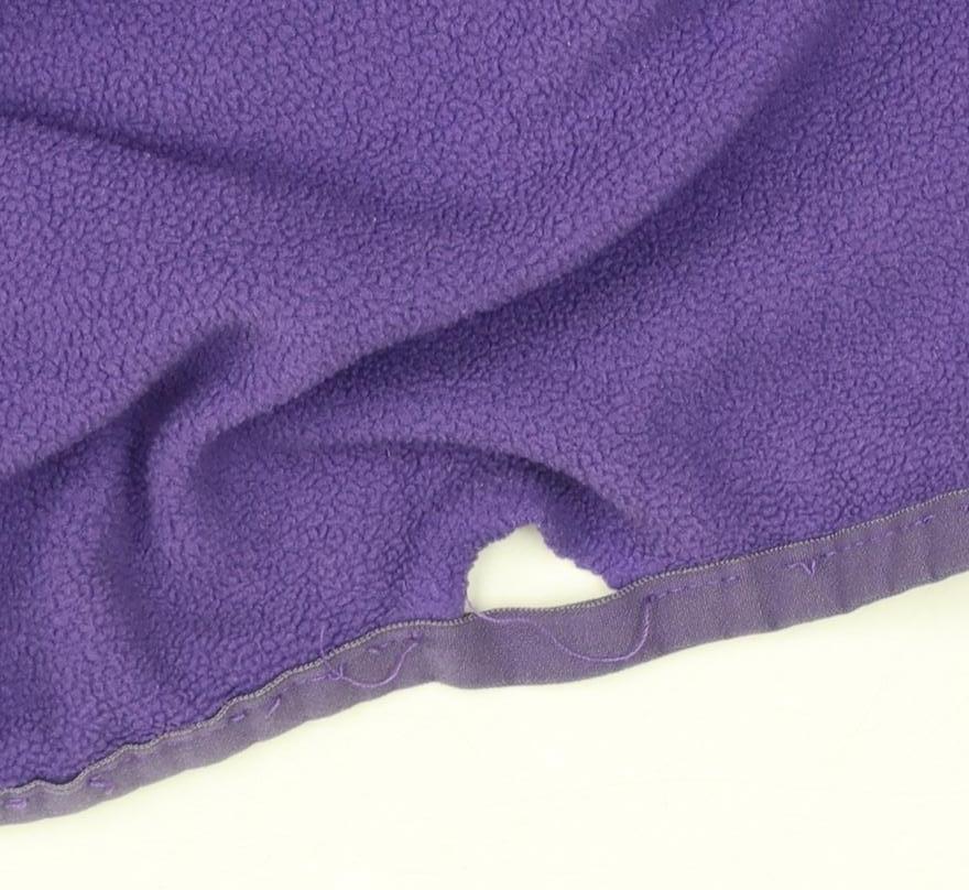 The North Face Unisex Purple M 1/4 Zip Fleece Pullover Sweatshirt