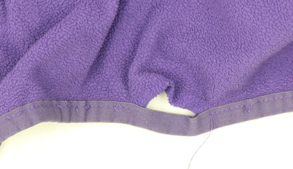 The North Face Unisex Purple M 1/4 Zip Fleece Pullover Sweatshirt