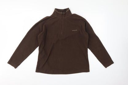 Craghoppers Women’s Brown UK 14 Fleece 1/2 Zip Pullover Sweatshirt