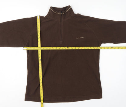 Craghoppers Women’s Brown UK 14 Fleece 1/2 Zip Pullover Sweatshirt