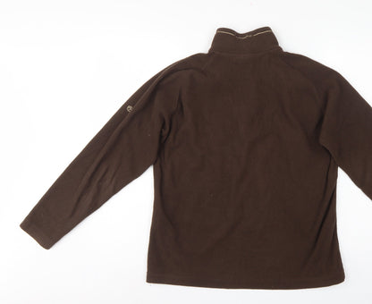 Craghoppers Women’s Brown UK 14 Fleece 1/2 Zip Pullover Sweatshirt