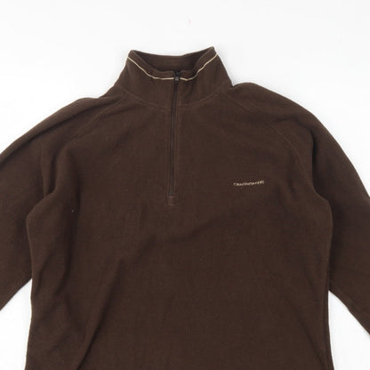 Craghoppers Women’s Brown UK 14 Fleece 1/2 Zip Pullover Sweatshirt
