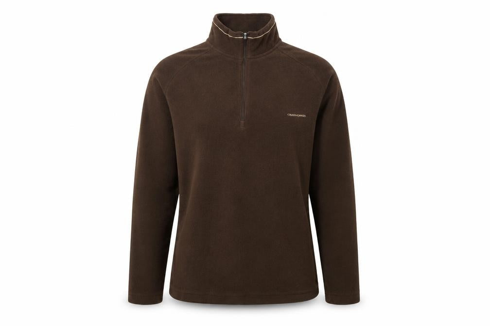 Craghoppers Women’s Brown UK 14 Fleece 1/2 Zip Pullover Sweatshirt