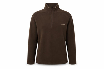 Craghoppers Women’s Brown UK 14 Fleece 1/2 Zip Pullover Sweatshirt