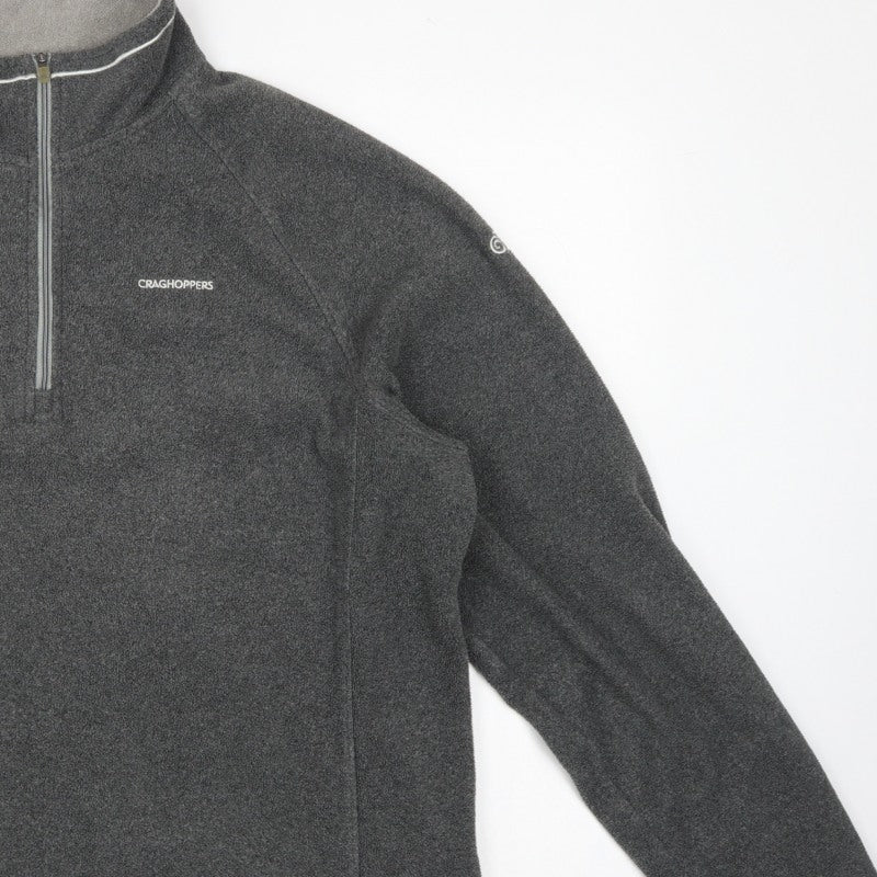 Craghoppers Men’s Grey XL 1/4 Zip Fleece Sweatshirt Outdoor