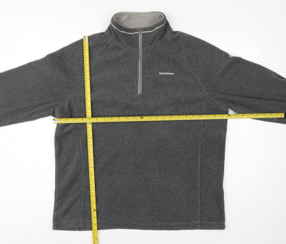 Craghoppers Men’s Grey XL 1/4 Zip Fleece Sweatshirt Outdoor