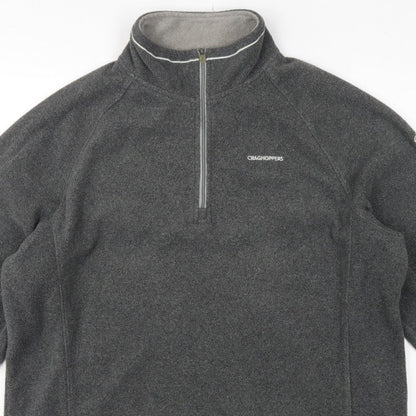 Craghoppers Men’s Grey XL 1/4 Zip Fleece Sweatshirt Outdoor
