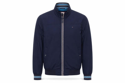 Hilfiger Denim Men's Blue M Bomber Jacket Full Zip Logo