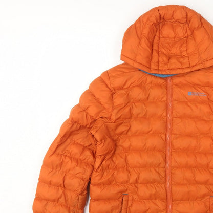 Mountain Warehouse Boys Orange 13 Years Hooded Puffer Jacket