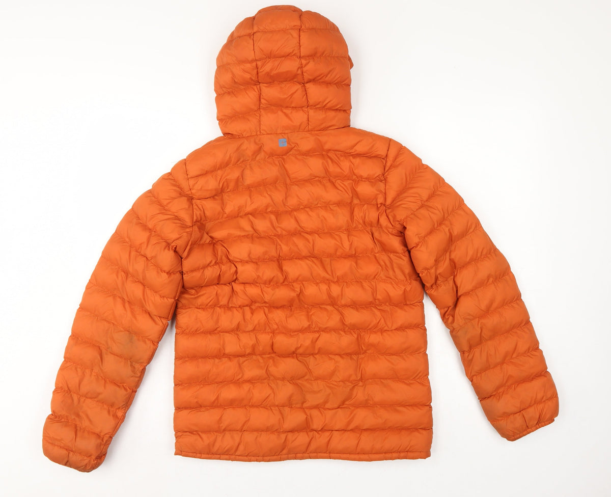 Mountain Warehouse Boys Orange 13 Years Hooded Puffer Jacket