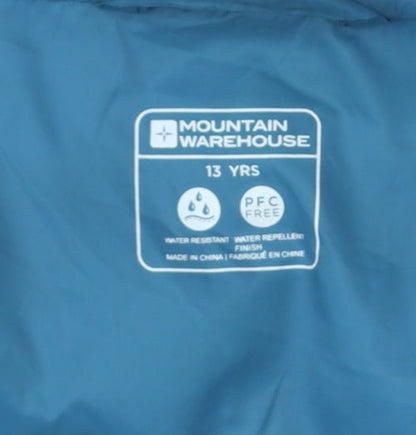 Mountain Warehouse Boys Orange 13 Years Hooded Puffer Jacket
