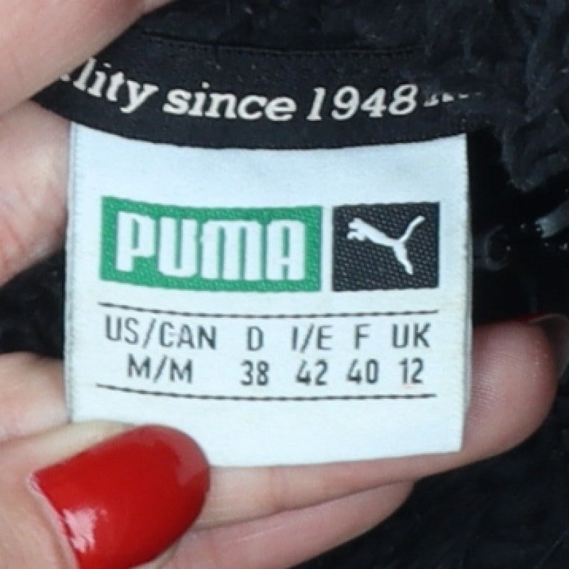 PUMA Women’s Black Faux Fur Hooded Zip Jacket UK 12