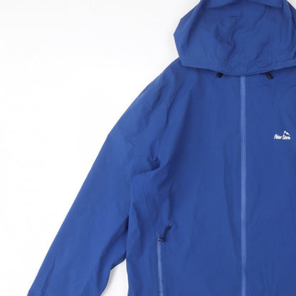 Peter Storm Men's Blue M Hooded Outdoor Windbreaker Jacket