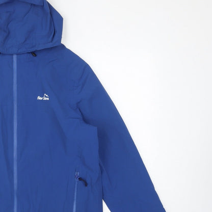 Peter Storm Men's Blue M Hooded Outdoor Windbreaker Jacket
