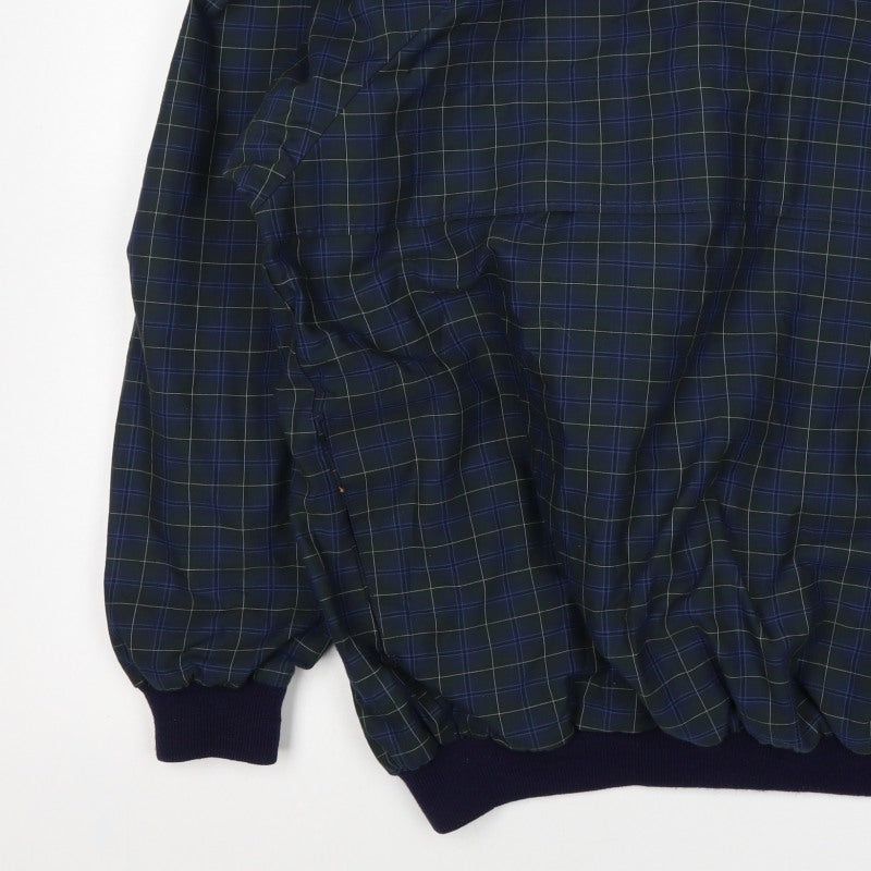 Sunderland Men’s Blue Plaid Waterproof Pullover Sweatshirt XL Golf