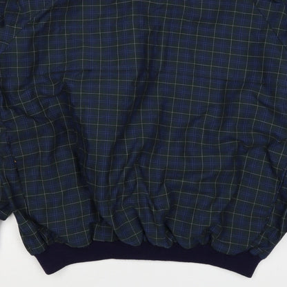 Sunderland Men’s Blue Plaid Waterproof Pullover Sweatshirt XL Golf