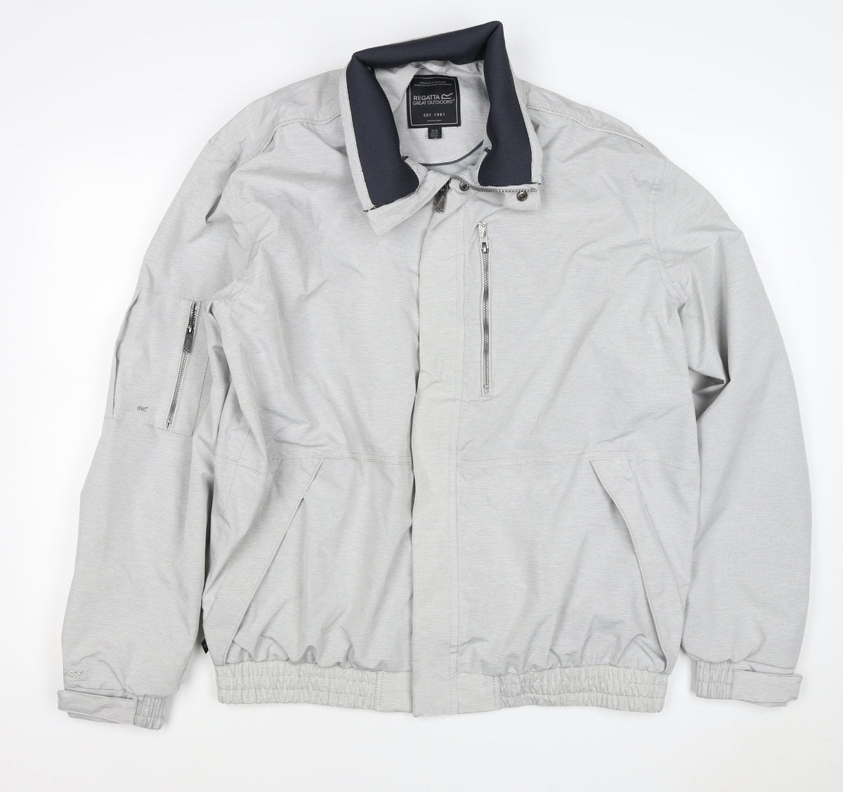Regatta Men’s Grey XL Isotex Waterproof Windbreaker Jacket