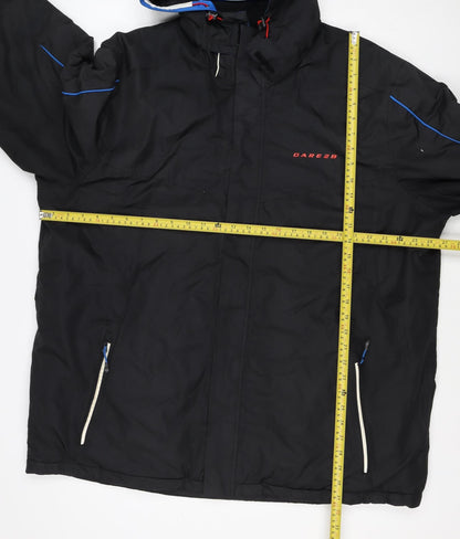 Dare 2b Men’s Black 3XL Ski Puffer Jacket Hooded 50in