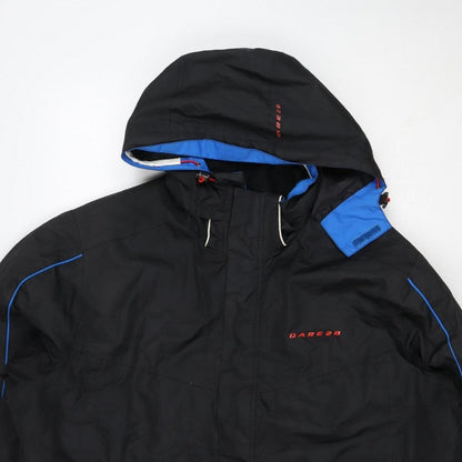 Dare 2b Men’s Black 3XL Ski Puffer Jacket Hooded 50in