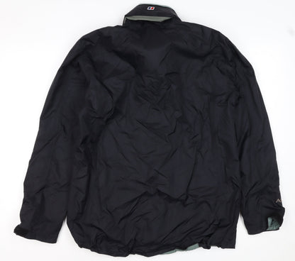 Berghaus Women Black UK 12 Aquafoil 2 Hooded Waterproof Rain Jacket