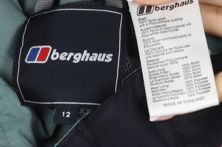 Berghaus Women Black UK 12 Aquafoil 2 Hooded Waterproof Rain Jacket