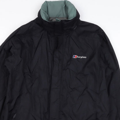 Berghaus Women Black UK 12 Aquafoil 2 Hooded Waterproof Rain Jacket