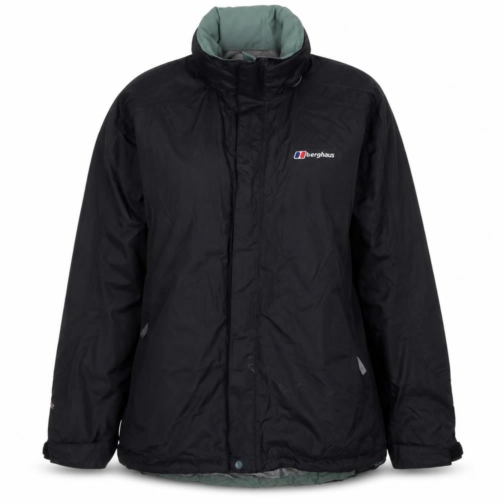Berghaus Women Black UK 12 Aquafoil 2 Hooded Waterproof Rain Jacket