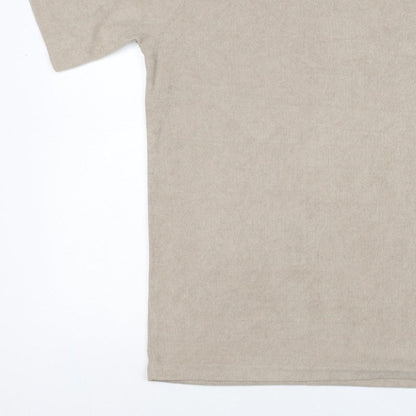 Redefined Rebel Unisex Adults Beige XL Basic Cotton Raglan T-Shirt