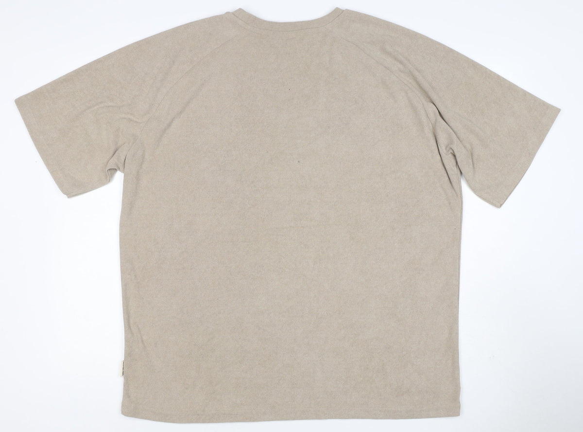 Redefined Rebel Unisex Adults Beige XL Basic Cotton Raglan T-Shirt