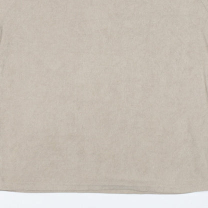 Redefined Rebel Unisex Adults Beige XL Basic Cotton Raglan T-Shirt