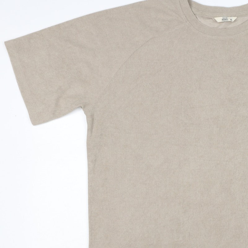 Redefined Rebel Unisex Adults Beige XL Basic Cotton Raglan T-Shirt
