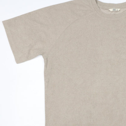 Redefined Rebel Unisex Adults Beige XL Basic Cotton Raglan T-Shirt